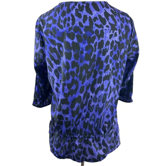 ✨2/$20 *Flawed Lane Bryant Sequin Leopard Print Cold Shoulder Plus Size 14/16 1X - Picture 10 of 16